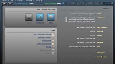 Figure 4. The control center for the WebCaster system